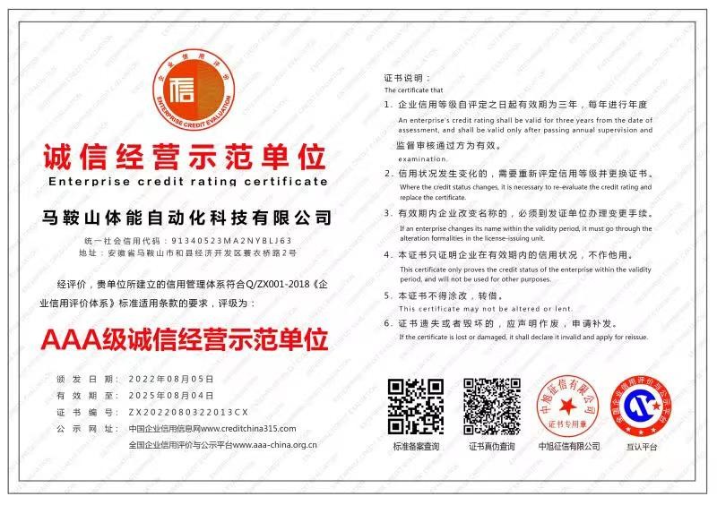 AAA級誠信經營示范單位 (2)